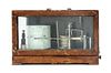 * An English Mahogany Cased Barograph Height of case 8 1/4 x width 12 1/4 x depth 6 1/8 inches.