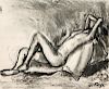 Alfred Ortega (American, 20th c.) Nude Study