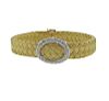 18K Gold Diamond Woven Bracelet