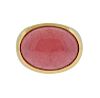 H. Stern 18K Gold Pink Gemstone Ring