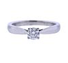 14K Gold Diamond Solitaire Engagement Ring
