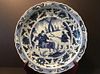 FINE Chinese Large Blue and White Charger Plate