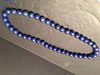 An Old Chinese Lapis Necklace with big beads, 32" long