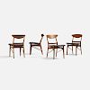 Finn Juhl, dining chairs, set of four