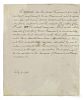Thomas Jefferson signed letter