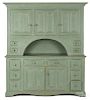 Canadian painted pine Dutch cupboard