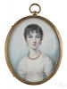 Miniature portrait of a young woman