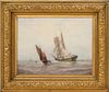 MARSHALL JOHNSON (1850-1921): SAILING SHIPS IN ROUGH SEAS