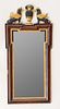 PAIR OF ITALIAN NEOCLASSICAL FAUX BOIS, EBONIZED AND PARCEL-GILT MIRRORS
