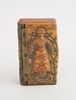 CONTINENTAL RELIEF-CARVED AND INCISED WOOD SNUFF BOX