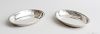 PAIR OF GEORGE III SILVER OVAL SHALLOW DISHES