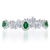 Emerald And Diamond Bracelet.