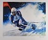 Aldo Luongo "Downhill Skier Number 4" Lithograph 1998