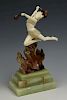 Antique French art deco figurine "Torch Dancer"