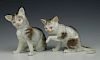 Potschappel Carl Thieme pair of figurines "Cats"