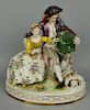 Dresden Volkstedt figurine "Couple with Cage"