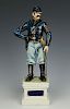 Capodimonte Guido Cacciapuoti Figurine Soldier "Cavalryman USA"