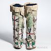 Western Sioux Woman's Moccasins and Leggings