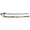 1850 Sta Officers Sword By Tiffany