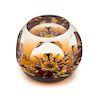 * Caithness Glass, Scotland, by Rosette Fleming, a harvest festival paperweight