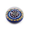 * Attributed to Paul Ysart, (Spanish, 1904-1991), a concentric millefiori blue-ground paperweight