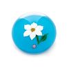 * Saint-Louis, France, a white narcissus on blue color ground paperweight