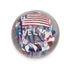 * An Antique American Patriotic Paperweight Diameter 4 inches