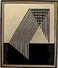 Moses, '63 Signed Geometric Abstract Painting