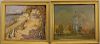 (2) Signed Russian Impressionist Paintings
