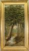 George Cole 1888 Wooded Landscape Painting