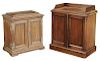 Two Wooden Jewelry Cabinets