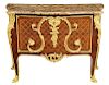 Louis XV Style Parquetry Inlaid Commode