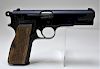 F M HI-POWER Industria Argentina 9mm Pistol