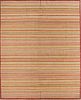 Natural Dye Rug with Stripes: 8'1'' x 10'2''