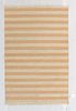 Modern Striped Kilim: 4' x 6'1''