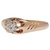 14 Karat Rose Gold Victorian Diamond Ring