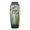 S. COYNE; ROOKWOOD Banded Iris Glaze vase