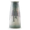 E.T. HURLEY; ROOKWOOD Large Scenic vellum vase