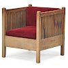GUSTAV STICKLEY Spindled cube chair