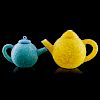 JAY MUSLER Two teapot sculptures