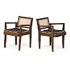 PIERRE JEANNERET Rare pair of clerk's chairs