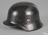 German WWII Hitlerjugend double decal helmet