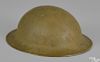 WWI Doughboy Army helmet with liner and chinstrap