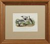 John James Audubon (1785-1851) "Semi-Palmated Snipe Willet or Stone Curlew," No. 70, Plate 347, octavo first edition, present