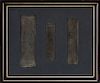 Three Colt Revolver Cylinder Scene Die Plates consisting of a Ranger and Indian scene signed "Model U.S.M.R./Colt's Patent, "