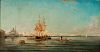 Henri Van Wyk (Dutch, 1833-c. 1899)  Mediterranean Harbor View