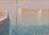 John Miller (British, 1931-2002)  Venice, Misty Evening Light
