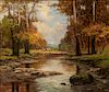 Robert William Wood (American, 1889-1979)  Autumn Pond