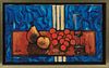 Gerard Bontemps (1944- , French), "Fruits," 20th c., oil on canvas, signed lower left, titled and signed verso, presented in 