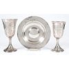 Tiffany Sterling Trophy Dish and Trophy Goblets